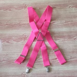 Hot Pink Suspenders